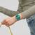 SWATCH Casual Stripe 42mm SS07S149 Tunn, Grön urtavla, Textilarmband