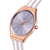 SWATCH Simply Beachy 38mm SYXG130 Tunn, Lila urtavla, Roséboett, Silikonarmband