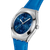 SWATCH Blue Petal Promise 33mm YLS235 Unisex klocka, Blå urtavla, Blått armband