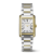 Maurice Lacroix Fiaba Square 24mm FA1205-PVY02-110-A Fyrkantig, Romerska index, Guld & silverfärgad, Stålarmband