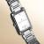 Maurice Lacroix Fiaba Square 24mm FA1205-SS002-110-1 Fyrkantig, Romerska index, Silver urtavla,
