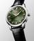 LONGINES Conquest Heritage 40mm L1.650.4.02.2 Automatverk, Grön urtavla, Svart läderarmband