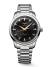 LONGINES Conquest Heritage 40mm L1.650.4.52.6 Automatverk, Svart urtavla, Rosé index, Stålarmband