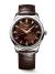 LONGINES Conquest Heritage 40mm L1.650.4.62.2 Automatverk, Brun urtavla, Rosé index, Brunt läderarmband