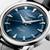 LONGINES Conquest Heritage 40mm L1.650.4.92.2 Automatverk, Blå urtavla, Silver index, Svart läderarmband