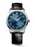 LONGINES Conquest Heritage 40mm L1.650.4.92.2 Automatverk, Blå urtavla, Silver index, Svart läderarmband