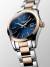 LONGINES Conquest Classic 29.5mm L2.286.3.92.7 Damklocka, Blå urtavla, Datum, Bicolor rostfritt stål