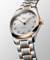 LONGINES Master Collection 34mm L2.357.5.70.7 Automatverk, Silver tavla, Datum, Rostfritt stål, 18K Rosé