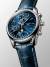 LONGINES Master Collection 40mm Moonphase L2.673.4.92.0 Automatverk, Månfas, Datum, Kronograf, Blå tavla, Blått läderarmband