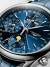 LONGINES Master Collection 40mm Moonphase L2.673.4.92.0 Automatverk, Månfas, Datum, Kronograf, Blå tavla, Blått läderarmband