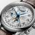 LONGINES Master Collection Chrono Moonphase 42mm L2.773.4.78.3 Herrklocka, Automat, Månfas, Silver tavla, Datum, Brunt alligatorarmband