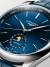 LONGINES Master Collection Moonphase 40mm L2.909.4.92.0 Automatverk, Blå tavla, Månfas, Datum, Blått läderarmband