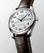 LONGINES Master Collection 40mm L2.910.4.78.3 Elegant herrklocka i rostfritt stål med automatverk och brunt läderarmband