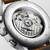LONGINES Record Chronometer 40mm L2.921.4.56.2 Automatverk, Kronograf, Tachymeter, Svart urtavla, Brunt läderarmband