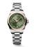 LONGINES Conquest Automatic 30mm L3.320.5.02.6 Automatverk, Grön urtavla, Datum, 18K Roséguld, Stålarmband