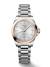 LONGINES Conquest Automatic 30mm L3.320.5.72.6 Automatverk, 18K Roséguld, Datum, Silver urtavla, Stålarmband