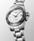 LONGINES HydroConquest Diamonds 32mm L3.370.4.87.6 Vattentät damklocka i rostfritt stål med safirglas, pärlemortavla med diamanter och datum