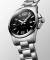 LONGINES Conquest 43mm L3.760.4.56.6 Vattentät, Svart urtavla, Datum, Stålarmband
