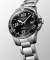 LONGINES HydroConquest Automatic 39mm L3.780.4.56.6 Automatverk, Datum, Vattentät, Svart urtavla, Stålarmband