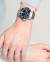 Longines HydroConquest l3.782.4.96.6 Vattentät herrklocka i rostfritt stål med automatverk blå tavla och datum