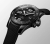LONGINES HydroConquest All Black Ceramic 43mm L3.784.4.56.9 Svart Longines med silikonarmband vattentät till 30 BAR
