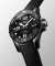 LONGINES HydroConquest All Black Ceramic 43mm L3.784.4.56.9 Svart Longines med silikonarmband vattentät till 30 BAR