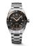 LONGINES Spirit Zulu Time 39mm L3.802.4.50.6 Herrklocka, Automatverk, Datum, Svart urtavla, Extra tidzon, Stålarmband