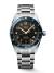 LONGINES Spirit Zulu Time 39mm L3.802.4.60.6 Automatverk, Antracit urtavla, Datum, Extra tidzon, Stålarmband