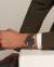 LONGINES Spirit Zulu Time 42mm GMT L3.812.5.53.2 Automatklocka med brunt läderarmband, mörkgrå tavla, datum och extra tidzon