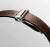 LONGINES Spirit Flyback 42mm L3.821.4.53.2 Automatklocka med brunt läderarmband, krongraf och svart tavla