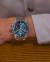 LONGINES Spirit Flyback 42mm L3.821.4.93.6 Automatklocka i rostfritt stål med krongraf och blå tavla