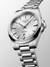 LONGINES Conquest Automatic 2023 41mm L3.830.4.72.6 Stilren sportig klocka i rostfritt stål med svart tavla och datum