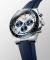LONGINES Conquest Automatic Chronograph 42mm L3.835.4.98.9 Kronograf, Automatverk, Silver tavla, Blå gummiarmband
