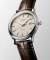 LONGINES Flagship 40mm L4.984.4.79.2 Stilren herrklocka i rostfritt stål med automatverk, datum och ljus tavla