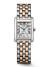 LONGINES Mini DolceVita 21.5mm L5.200.5.71.7 Fyrkantig, Damklocka, Romerska index, 18K Roséguld, Silverurtavla