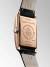 LONGINES DolceVita 21mm L5.255.8.71.0 Damklocka, Fyrkantig, Romerska index, 18k Roséguld, Svart armband