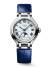 LONGINES PrimaLuna Moonphase 34mm L8.126.4.71.2 Automatverk, Månfas, Silver urtavla, Blått läderarmband