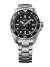 SEIKO Prospex Solar Diver 41mm SNE597P1 Dykarklocka, Solcell, Datum, Svart tavla, Rostfritt stål