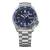 SEIKO 5 Sports Automatic 42mm SRPL83K1 Herrklocka, Dag & Datum, Automatverk, Blå urtavla, Stålarmband