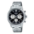 CASIO Edifice Chronograph 40mm EFR-575D-1AEF Kronograf, Svart urtavla, Datum, Stålarmband