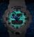 CASIO G-Shock Hidden Glow 53mm GA-700HDS-7AER Analogt/digitalt urverk, Vit, Vattentät