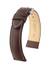 Hirsch Boston 18mm Medium Brun/Silver Klockarmband