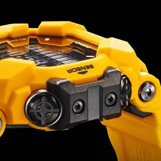 CASIO G-Shock Rangeman GPR-H1000 Vid 3-timmarspositionen täcker en metallinjektionsformad (MIM) sensorkåpan.
