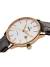 RADO Coupole Automatic 41mm R22877025 Automat, Datum, Roséboett, Brunt läderarmband