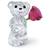 Swarovski Kris Bear A Rose with Love 5691390 Glasfigur från Swarovski