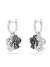 Swarovski Drop Örhängen Swan - Silver/Svart 5705728