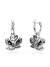 Swarovski Drop Örhängen Swan - Silver/Svart 5705728