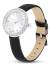 Swarovski Klocka Matrix Tennis 30mm 5706663 Swiss Made, Läderrem, Svart, Rostfritt stål