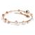 En bild på Swarovski Armband Constella Tennis - Rosé, Crystal pearl, Round cuts, White, Rose gold-tone plated som du kan beställa online hos klockia.se till snabb leverans och bra pris.