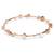 En bild på Swarovski Armband Constella Tennis - Rosé, Crystal pearl, Round cuts, White, Rose gold-tone plated som du kan beställa online hos klockia.se till snabb leverans och bra pris.